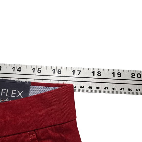Tommy Hilfiger Men's Chino Pants Custom Fit‎ THFLEX Dark Red Size 32x30 - Picture 3 of 10